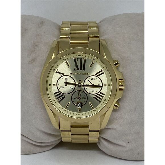 Michael Kors Bradshaw MK5605 Women Stainless Steel Analog Dial Wrist Watch MP824 - Picture 3 of 12